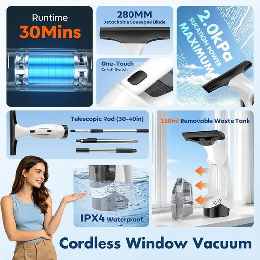 ClearGlide Window Vacuum