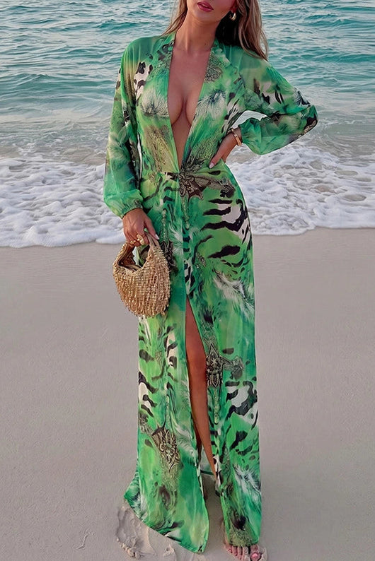 ISLA Printed Maxi Dress