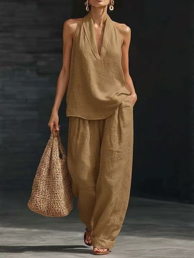Santorini Linen Set