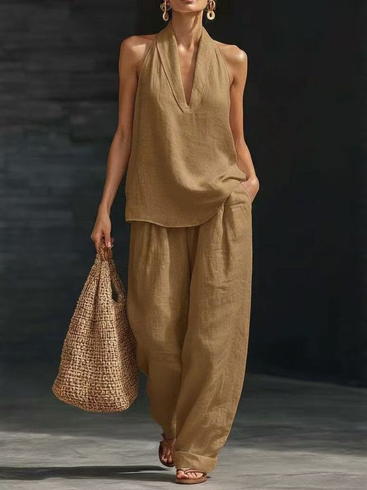 Santorini Linen Set