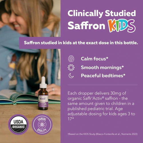 SaffronRX Kids | Organic Saffron Drops for Kids