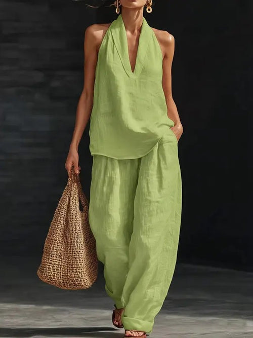 Santorini Linen Set