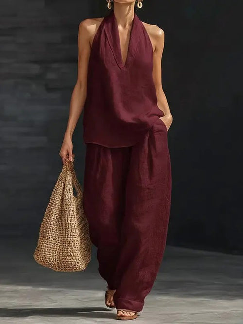 Santorini Linen Set