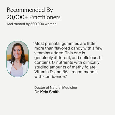 Prenatal Multivitamin Gummy | 90 Tasty, High-Dose Gummies