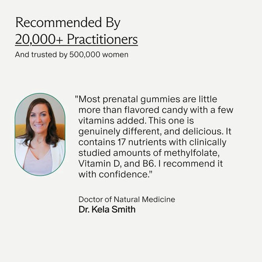 Prenatal Multivitamin Gummy | 90 Tasty, High-Dose Gummies