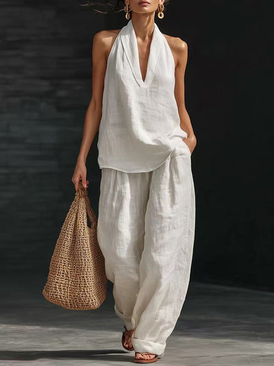 Santorini Linen Set