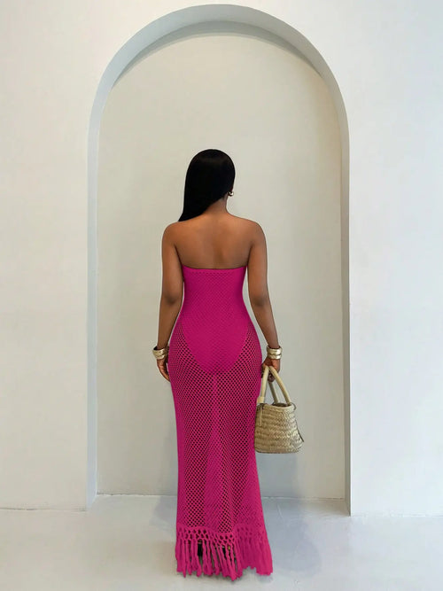Mirage Fringe Maxi Dress