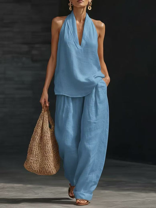 Santorini Linen Set