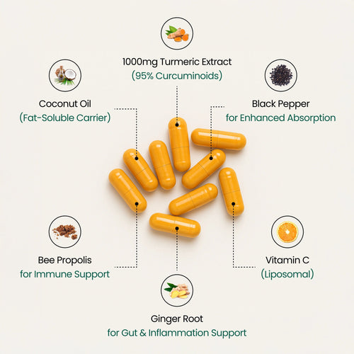 Turmeric Curcumin | 1000mg Capsules