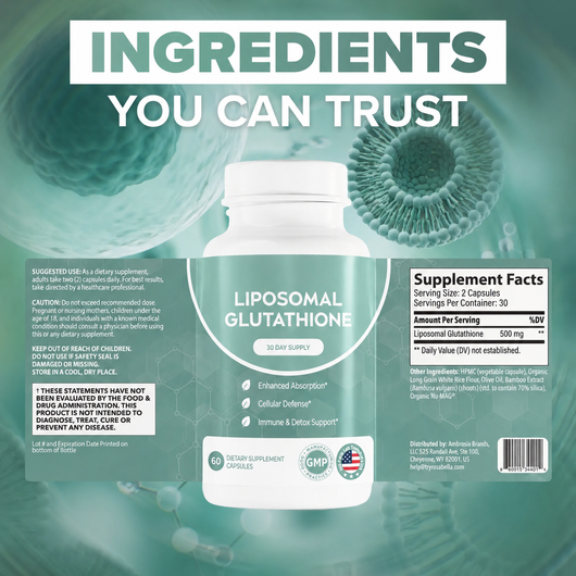 Liposomal Glutathione Capsules | 500mg