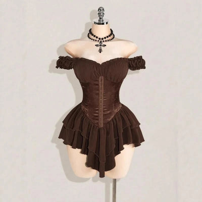 RAVEN Gothic Mini Dress