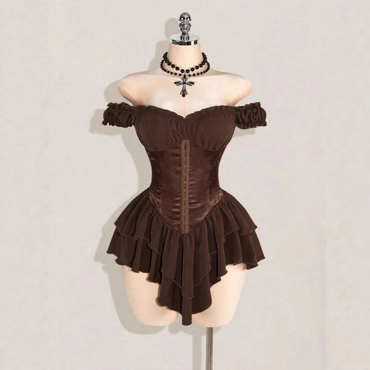 RAVEN Gothic Mini Dress