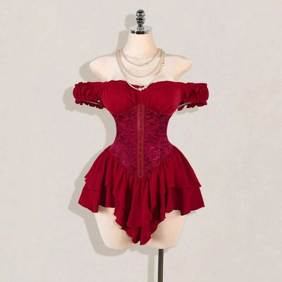 RAVEN Gothic Mini Dress