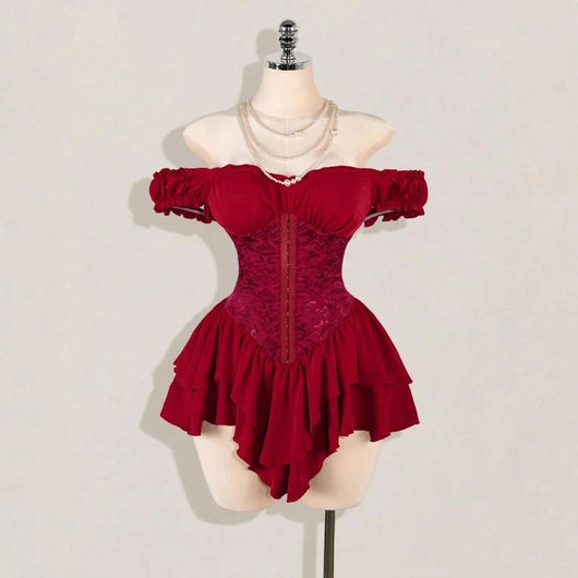 RAVEN Gothic Mini Dress
